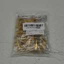 BUYGOO 50 Sets Cone Spikes Screwback Studs, Gold Studs and Spikes Punk Spikes for DIY Leather Crafts and Clothing (10 X 29mm)