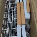 PXRACK Under Sink Organizer, Adjustable Height, 2 Tier Pull Out Under Cabinet Organizer, Slide Out Thickened Metal Under Sink Storage for Kitchen Bathroom Laundry Pantry Cabinet, White, Large-2-Pack