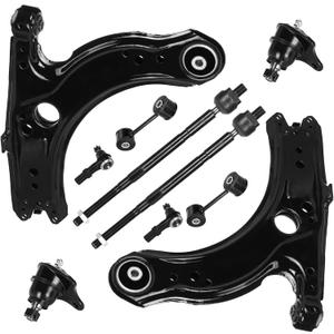 Front Lower Control Arm Assembly Fit for 2001-2010 Volkswagen for Beetle 2003-2006 for Golf 2001-2005 for Jetta K640176-10pc Set