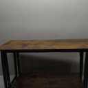 Snughome 10-30 Gallon Fish Tank Stand, Aquarium Stand 2-Tier Storage Shelves, Heavy Duty Terrarium Stand for Home Office Fish Tank Shelf, 30" L x 11.8" W x 30.7" H, Rustic Brown