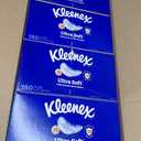 Kleenex Ultra Soft Facial Tissues, 8 Flat Boxes, 180 Tissues per Box, 3-Ply