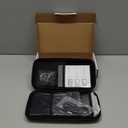 Foldable Keyboard and Mouse, EDJO Folding Keyboard Mouse Combo with Portable Case, 2.4G Wireless & Bluetooth, USB-C Rechargeable Travel Combo for Windows, Mac OS, iOS, Android PC/Laptop (Black)