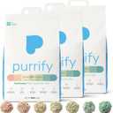 Smart Health Monitoring Cat Litter Color-Changing, Fast Clumping, Odor Control, Low Dust | 3-Pack,Free cat scartcher