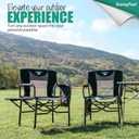 SUNNYFEEL Oversized Directors Camping Chair for Adults with Side Table