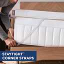 TEMPUR-Adapt 3" Memory Foam Mattress Topper, Twin, White