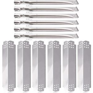 Grill Replacement Parts for Nexgrill 6 Burner 720-0898, 720-0898A, Nexgrill 5 Burner 720-0888, 720-0888N, Nexgrill 4 Burner 720-0830H, 720-0783E, 720-0830A. Grill Heat Plates Shield Tent, Burner Tubes