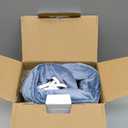 Ambershine 19''x24'' Weighted Neck & Shoulder Heating Pad, 2.5lbs with 12 Temperature Settings& 4 Auto-Off Timers, Pain Relief for Neck/Shoulder/Back(Light Blue)