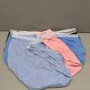 Fruit of the Loom Women's Eversoft Cotton Underwear Multipacks, Tag Free & Breathable (Blue, XXXL)