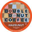 Double Donut Coffee Flavored Coffee Pods, Caffeinated Hazelnut Coffee Pods for Keurig K Cups Machines, Medium Roast, 80 Count (Pack of 1) (EXP 09/24/27)