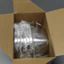 6 Pcs 8 Cup Metal Dog Bowls Stainless Steel Thickened Food Bowls Travel Kennel Food and Water Dish for Medium Large Size Dogs Cats, 64 Oz, Dishwasher Safe