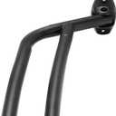 YunNephele Shower Curtain Rod, Double Curved Curtain Rod for Bathromm, Adjustable 45" to 72",Matt Black