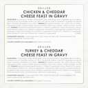 Purina Fancy Feast Delights with Cheddar Grilled Chicken, Turkey or Whitefish and Cheddar Cheese Feast in Gravy Wet Cat Food Variety Pack - (Pack of 24) 3 oz. Cans (EXP 02/01/28)