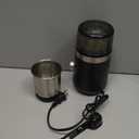 SHARDOR Electric Super Silent Blade Coffee Grinder, Timed Grind Control Rotary Knob, Adjustable Coarse to Fine for Coffee Beans, Spices & Herbs, with 2 Removable Stainless Steel Bowl, Black