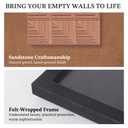 3D Textured Wall decor, brown geometric sandstone texture images,16x16Inch