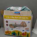 UTEX 3 in 1 Pop Up Play Tent with Tunnel, Ball Pit for Kids, Boys, Girls, Babies and Toddlers, Indoor/Outdoor Playhouse