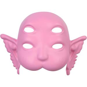2 x Pink Cosplay Therian Masquerade Half Face Mask DIY Fantastic Cry Baby Mask Costume For Halloween 2 x Pink Cosplay Therian Masquerade Half Face Mask DIY Fantastic Cry Baby Mask Costume For Halloween