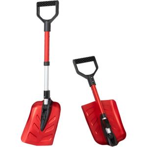 SnowPro Snow Shovel for Car, Fast Folding and Telescoping Design for Emergency Snow Removal - Compact Snow Shovel Kit - Collapsible and Portable Utility Shovel for Camping Hiking