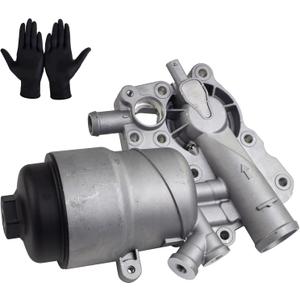 Upgrade Aluminium Oil Filter Housing Assembly compatible with Porsche Audi Q7 A6 A7 A8 Q5 Q7 3.0L TDI