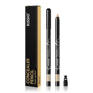 KISSIO Concealer Pencil,Under Eye Concealer,Cover Acne and Freckles,Brightener,Waterproof,Long-lasting,Cream,Makeup Pencil with Sharpener,03 WHEAT
