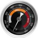 3.3" Grill Thermometer Replacement Part for Big Green Egg, Char Griller, BBQ Grill Thermometer for Smoker Outside Grill Temperature Gauge, 150-900F (3.3"- 900)