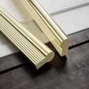 Cobbe 10 Pack i-Shaped Champagne Bronze Cabinet Pulls 7-9/16 inch(192 mm) Hole Centers Kitchen Cabinet Handles Drawer Pulls Kitchen Cabinet Hardware