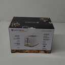 West Bend Timeless 2-Slice Toaster with 7 Browning Levels, Bagel/Waffle/Defrost Settings, High-Lift Lever, Anti-Jam, Easy-Clean Crumb Tray, 2-Slice, White/Gold