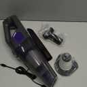 Handheld Vacuum Cordless, 15000PA Strong Suction Hand Held Car Vacuum Cleaner Rechargeable, Portable Hand Vacuum with Multi-Nozzles & Washable Filter for Home Office, Car, Pets (Gray & Purple)