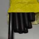 10 Pack 1/2 Inches x 6 Inches Black Malleable Steel Nipples Fitting, DIY Steampunk Industrial Vintage Style.