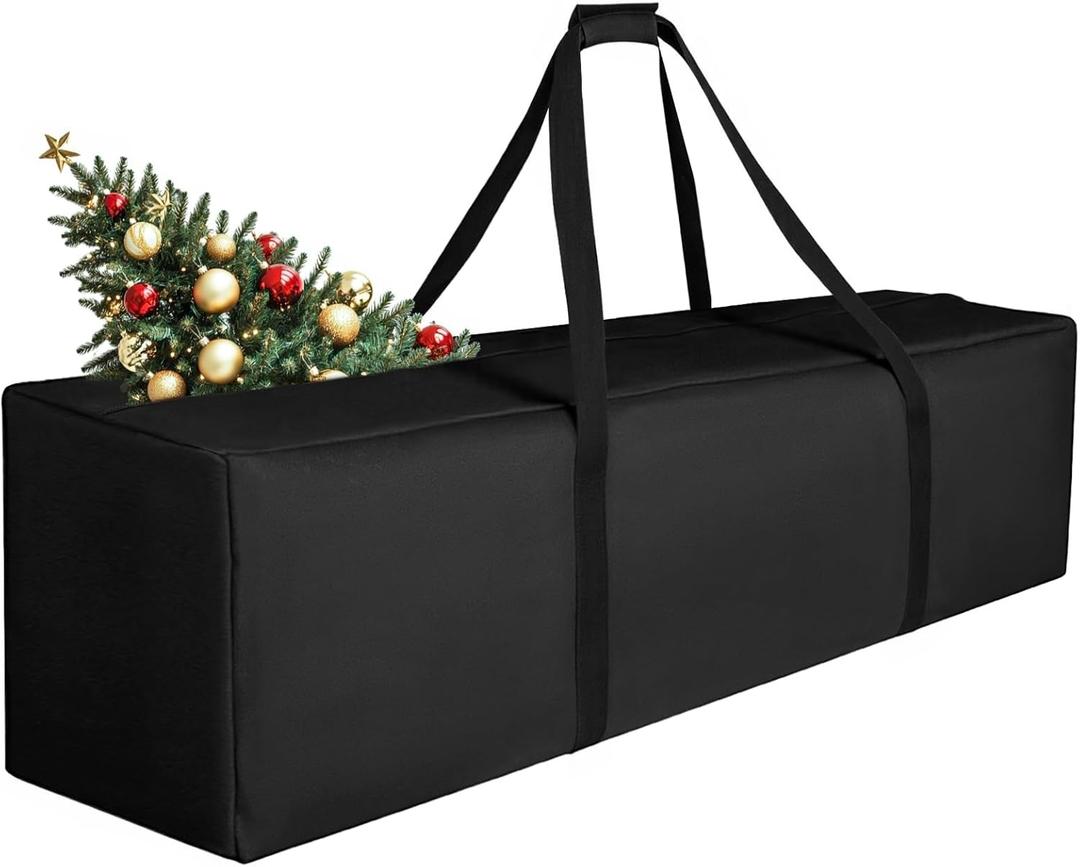 Sports Duffle Bag - Extra Large Travel Duffel Luggage Bag with Upgrade Zipper, Sturdy & Water Resistant, Black (Black 47inch)