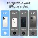 for iPhone 13 Pro Case Travel Adventure Collage Pattern Military Grade Drop Protection Voyage Slim TPU Cover with Camera Protection for Women Girls Men Boys Travel Lovers (BlueRome)