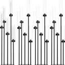 39.8''Matte Black Candle Holder with Acrylic Shades Tall 5 Arm Candelabra Black Table Centerpiece for Wedding Living Dining Room Fireplace Decoration Fit 0.98''LED Taper Candle