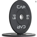 CAP 2-inch Olympic Bumper Plate Weight Set | 100-370 lbs | Multiple Colors | Storage Rack Optional