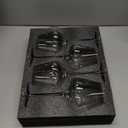 JBHO Set of 4-21 Ounce Hand Blown Italian Style Crystal Burgundy Wine Glasses - Lead-Free Premium Crystal Clear Glass - Gift-Box for any Occasion