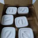 6 Pack Airtight Food Storage Containers, Plastic Snack Food Containers with Lids, 20 Oz Air Tight Cereal Container Set, Small Pantry Containers for Spices, Candy, Coffee