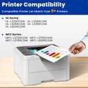 TN229XL Toner Cartridge MFC-L3780CDW Compatible for Brother TN229XL TN229 Replacement TN-229 XL Toner Cartridges 4 Pack Work with MFC-L3780CDW HL-L3280CDW MFC-L3720CDW HL-L3220CDW HL-L3300CDW Printes