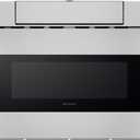 SHARP SMD2470ASY Microwave Drawer Oven, 24-inch, 1.2 Cubic Feet, 950 Watt, Concealed Control Panel with Digital LCD Display, Stainless Steel