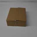 Farmlyn Creek 6 Pack Small Glass Vases for Centerpieces, Amber 7.5 oz Propagation Jars for Flowers, Table Centerpieces, Apothecary, Home Decor (2.8 x 5 in)