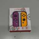 Switch Controller for Nintendo Switch Controller, Switch Controller Replacement Accessories with Double Vibration/Wake up/Motion Control/ScreenshotPurple&Yellow
