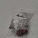 12pcs Dark Red Vintage Ceramic Cabinet Knobs and Drawer Pulls with Mounting Screws