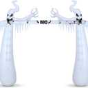 Halloween Inflatable Limbo Game Ghost Halloween Party Limbo Carnival Game Decorations for Adults Big Horror Ghost Inflatable Decorations for Holiday Party