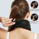 Vitavix Neck Support Pillow for Ergonomic Snoring Relief, Adjustable Cervical Alignment, Breathable Comfort for Home/Travel/Office Use