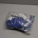 FUAMEY Dog Coat for Medium Dogs,Waterproof Dog Winter Jacket with Harness Built in Puppy Cold Weather Coats Reflective Pet Vest with Zipper Warm Fleece Dogs Snowsuit Windproof Blue M (M(chest:21in))