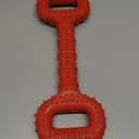 Feeko Dog Toys for Aggressive Chewers Large Breed, 15 Inch Interactive Long Lasting Dogs Toy with Convex Design Natural Rubber Tug-of-war Toy for Medium Large Tooth Clean (Red)