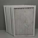 Amazon Basics 14x20x1 Air Filter, MERV 8 AC Furnace Filters, Allergy Control, Electrostatic, Removes Dust Pollen and Lint, 6-Pack (Actual Size: 13.75" x 19.75" x 0.75")