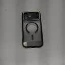 [Full Camera Protection& Mechanical Lock]Magnetic Privacy Case for iPhone 17 Pro Max[Compatible with MagSafe] [CD Metal Ring]Full Body Shockproof Metal Bumper, 9H Anti Peeping Glass Cover-Black