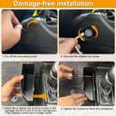 2PCS Metal Center Console Organizer for Jeep Wrangler JL JLU 4XE 2018-2026 & Gladiator JT 2020-2026 Storage Accessories Gear Shift Side Tray Storage Box for Rubicon Sahara Flag Design (Not for JK JKU)