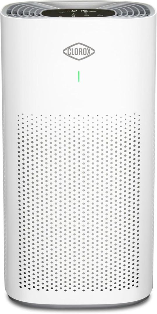 Clorox HEPA Air Purifiers for Home, True HEPA Filter, Large Rooms Up to 1,500 Sq Ft, Removes 99.9% of Mold, Viruses, Wildfire Smoke, Allergens, Pet Allergies, Dust, AUTO Mode, Whisper Quiet