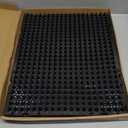 Petfolio 12 Pack Black Cat Spike Mat - 16" x 13" Scat Mat for Cats with 1" Spike is A Perfect Pet Deterrent for Indoor & Outdoor Cat Repellent to Deter Feral Cats & Dogs