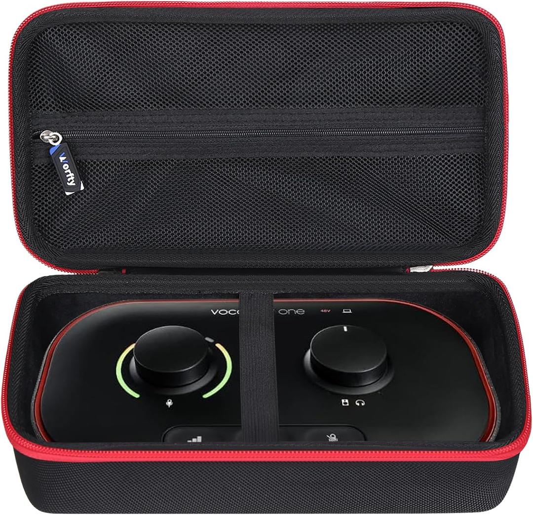 Case for Focusrite Vocaster One - Hard Protective Travel Carrying Storage Bag (Case for Vocaster Two)