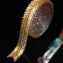 PEARLY JUN 3 Yards Bling Rhinestone Ribbon Gold Yellow Self Adhesive Glitter Tape Crystal Trim Chain DIY Stickers Diamond Strips Roll for Christmas Party Phone Wedding Cake Decoration